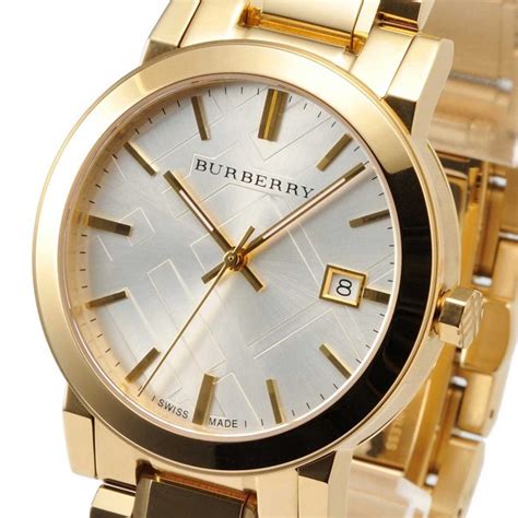 burberry watch bu9003|Burberry Men's BU9003 Large Check Goldtone Stainless Steel .